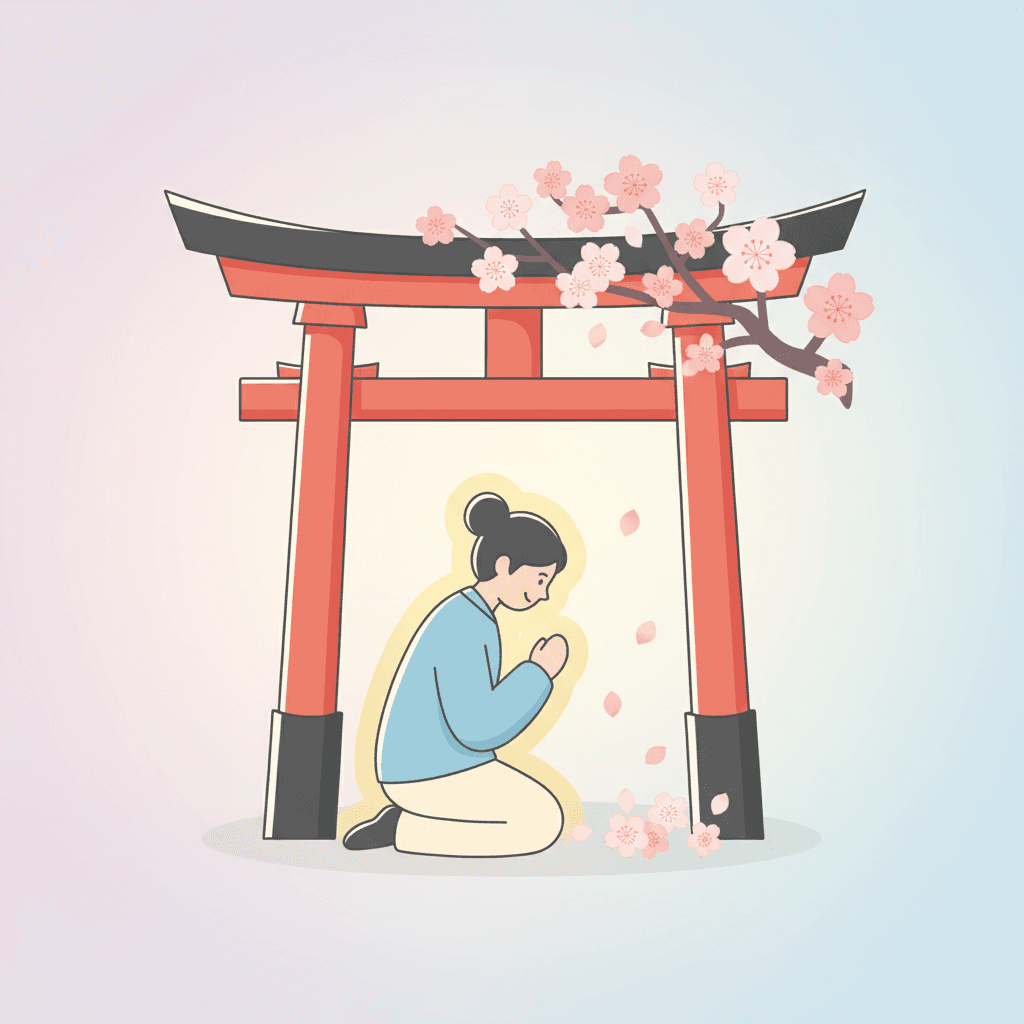 Illustration for 敬う