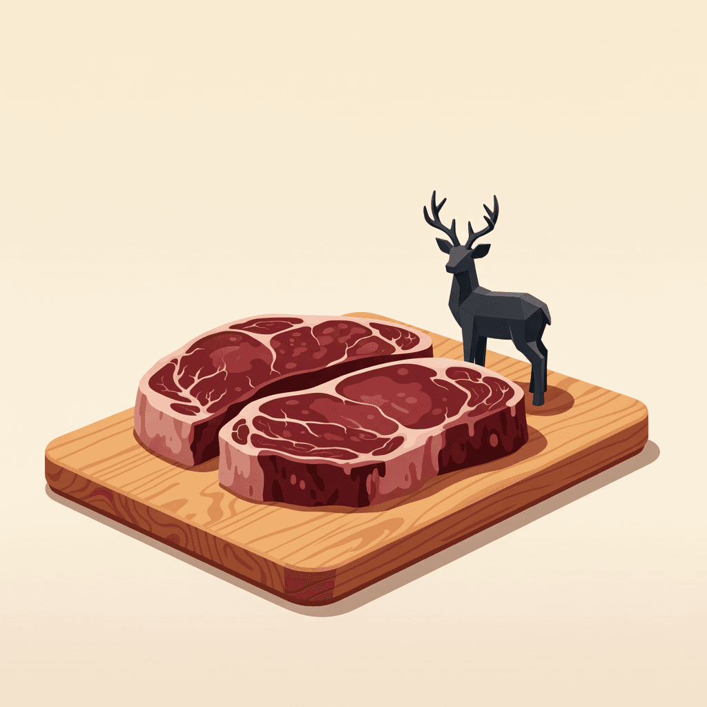 Illustration for 鹿肉