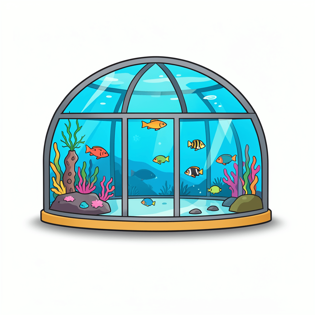 Illustration for 水族館