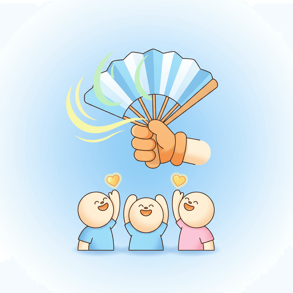 Illustration for ファン