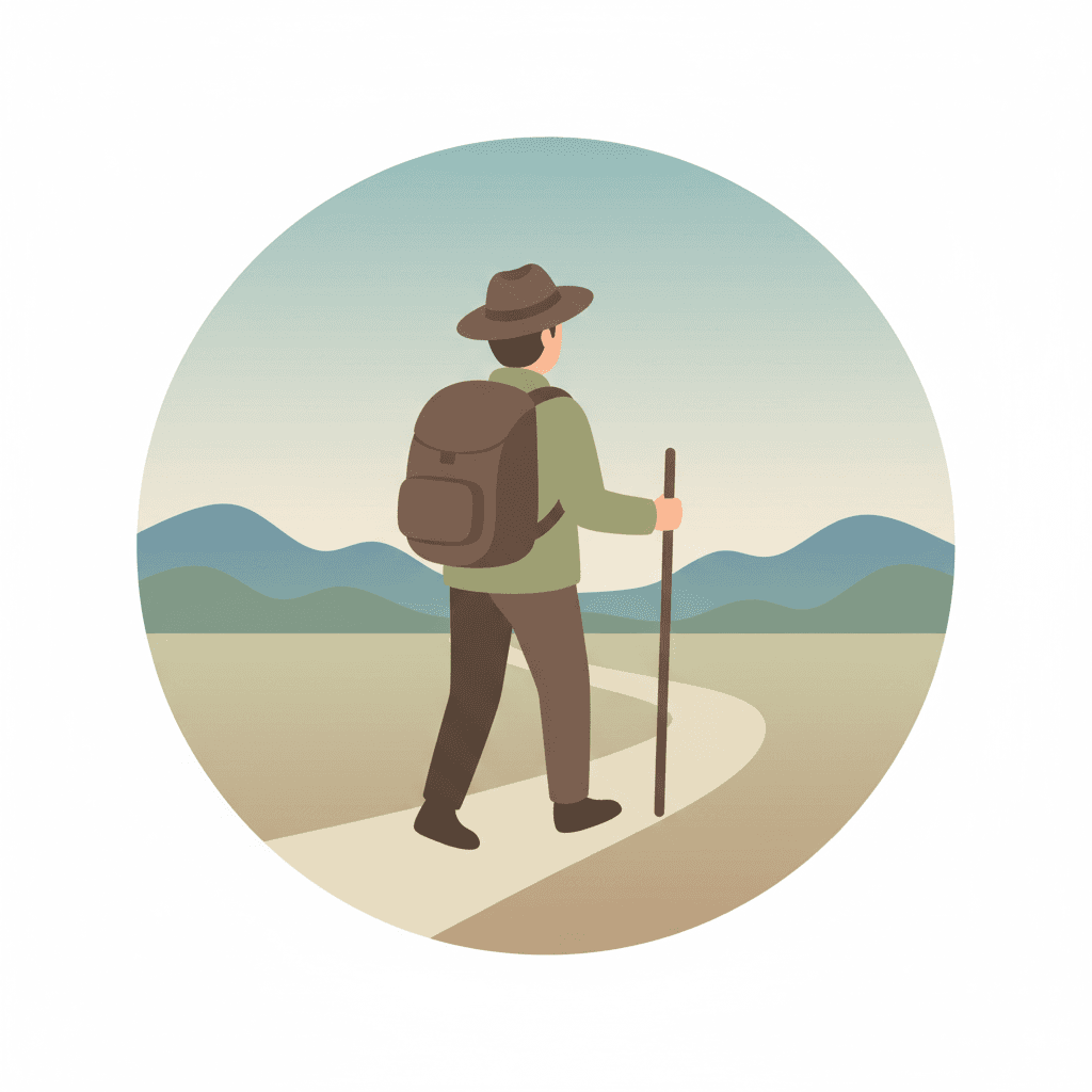 Illustration for 旅人