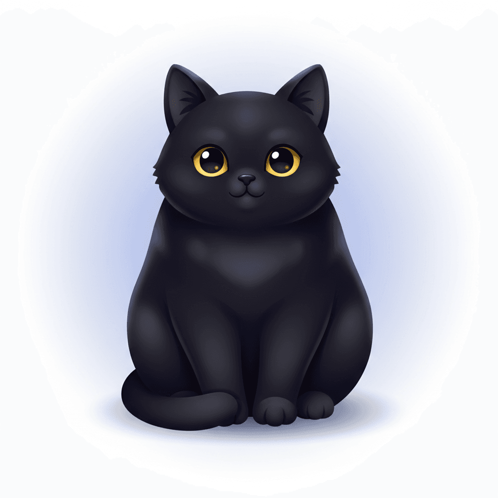 Illustration for 黒猫