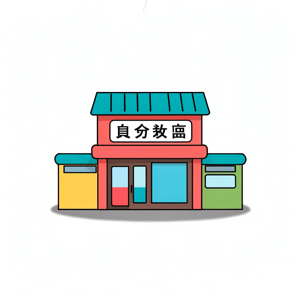 Illustration for 商店街