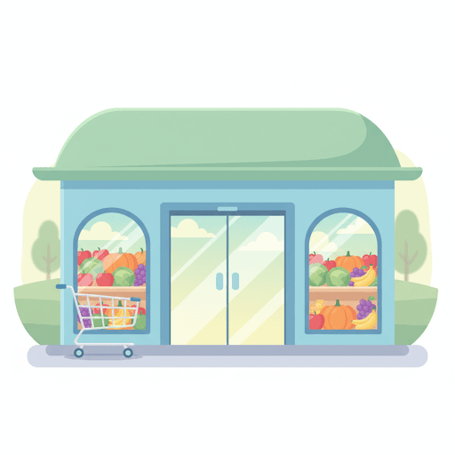 Illustration for スーパー