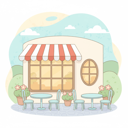 Illustration for レストラン