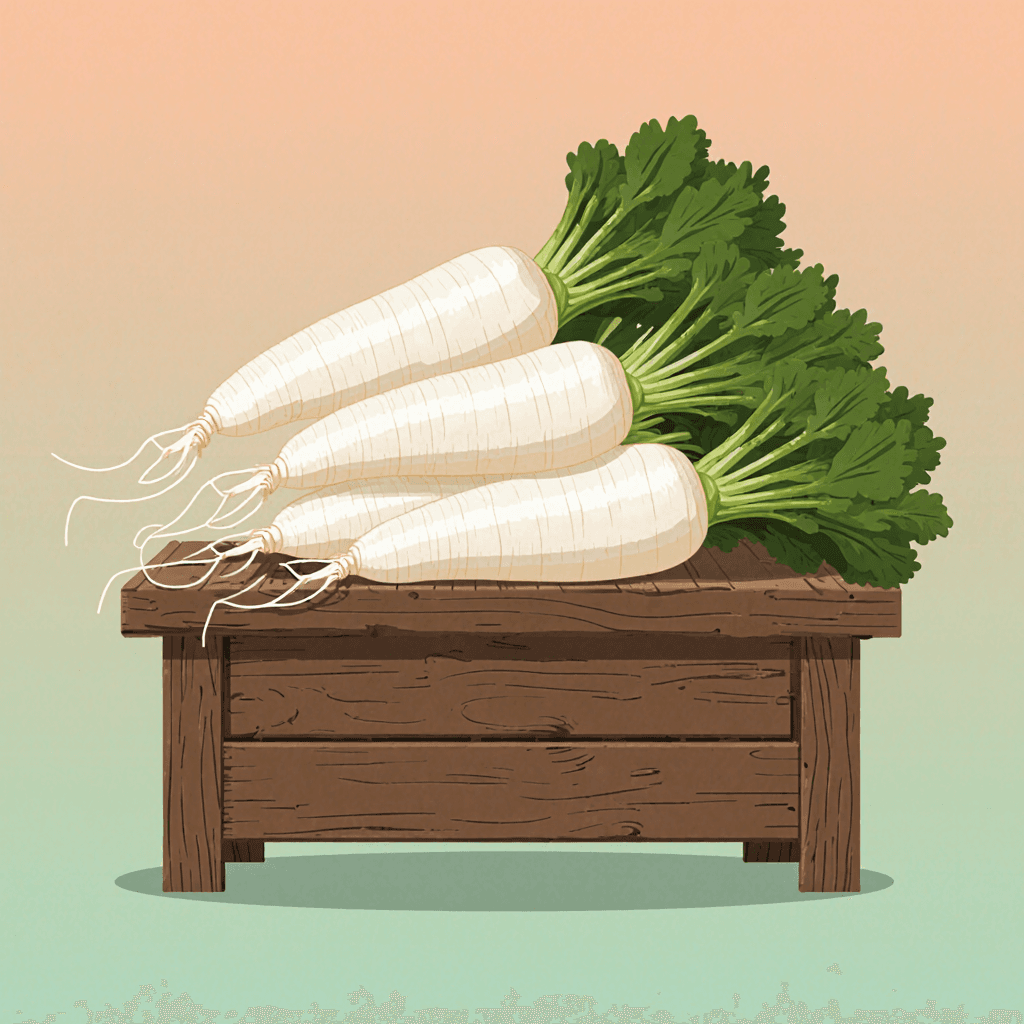 Illustration for 大根